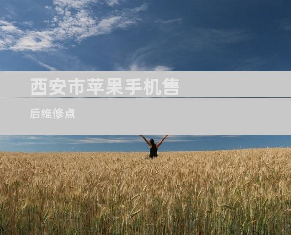 西安市苹果手机售后维修点