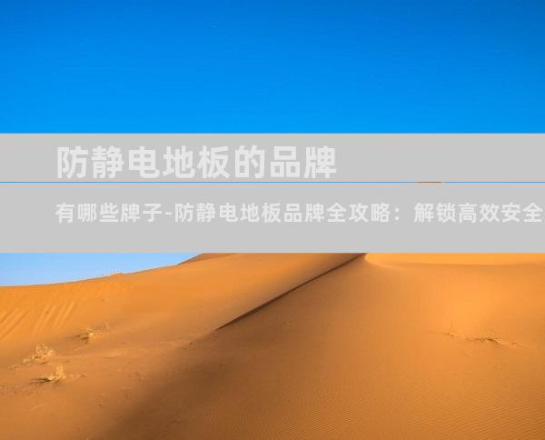 防静电地板的品牌有哪些牌子-防静电地板品牌全攻略：解锁高效安全工作空间